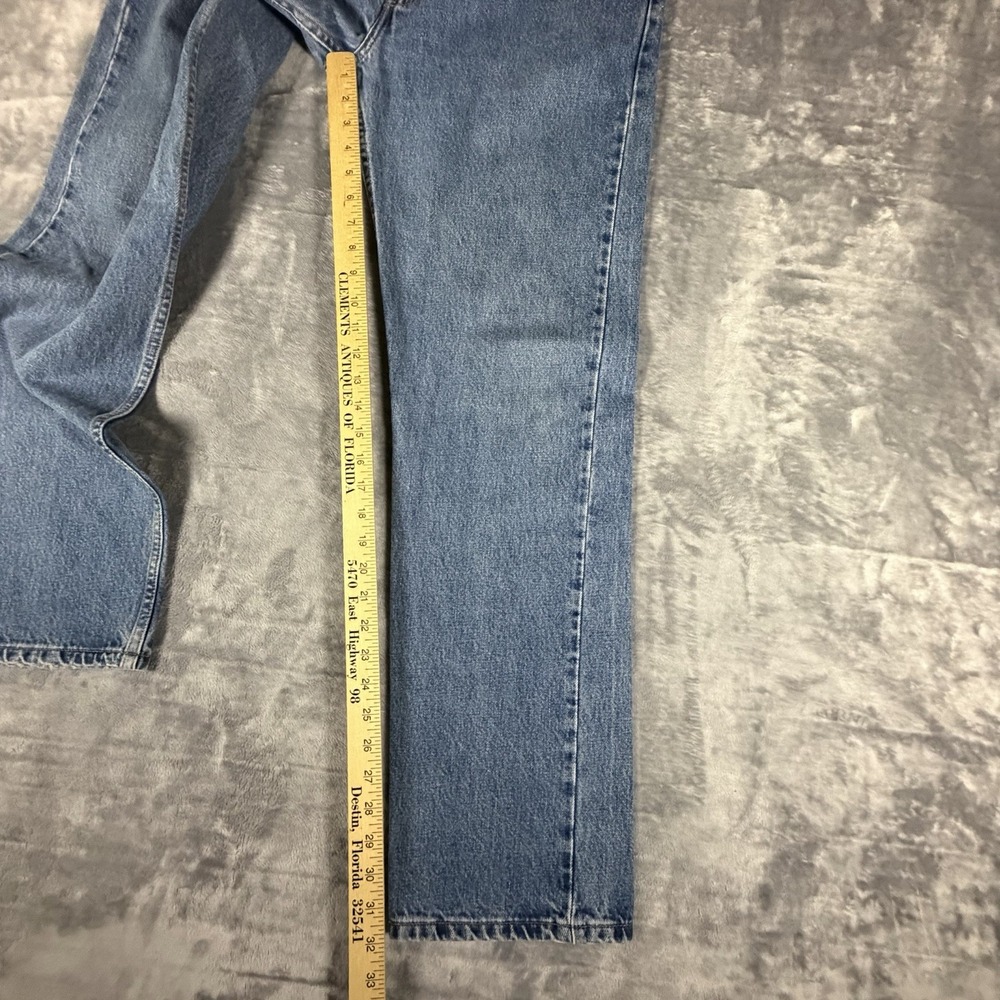 Vtg Levi's 505 Jeans Men's 34x32 Fit 32x32 Blue Denim Straight Leg Boot Y2K 90s - Picture 14 of 16